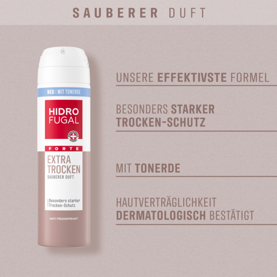 Hidrofugal Deo| FORTE EXTRA TROCKEN SPRAY – extra starke Formel